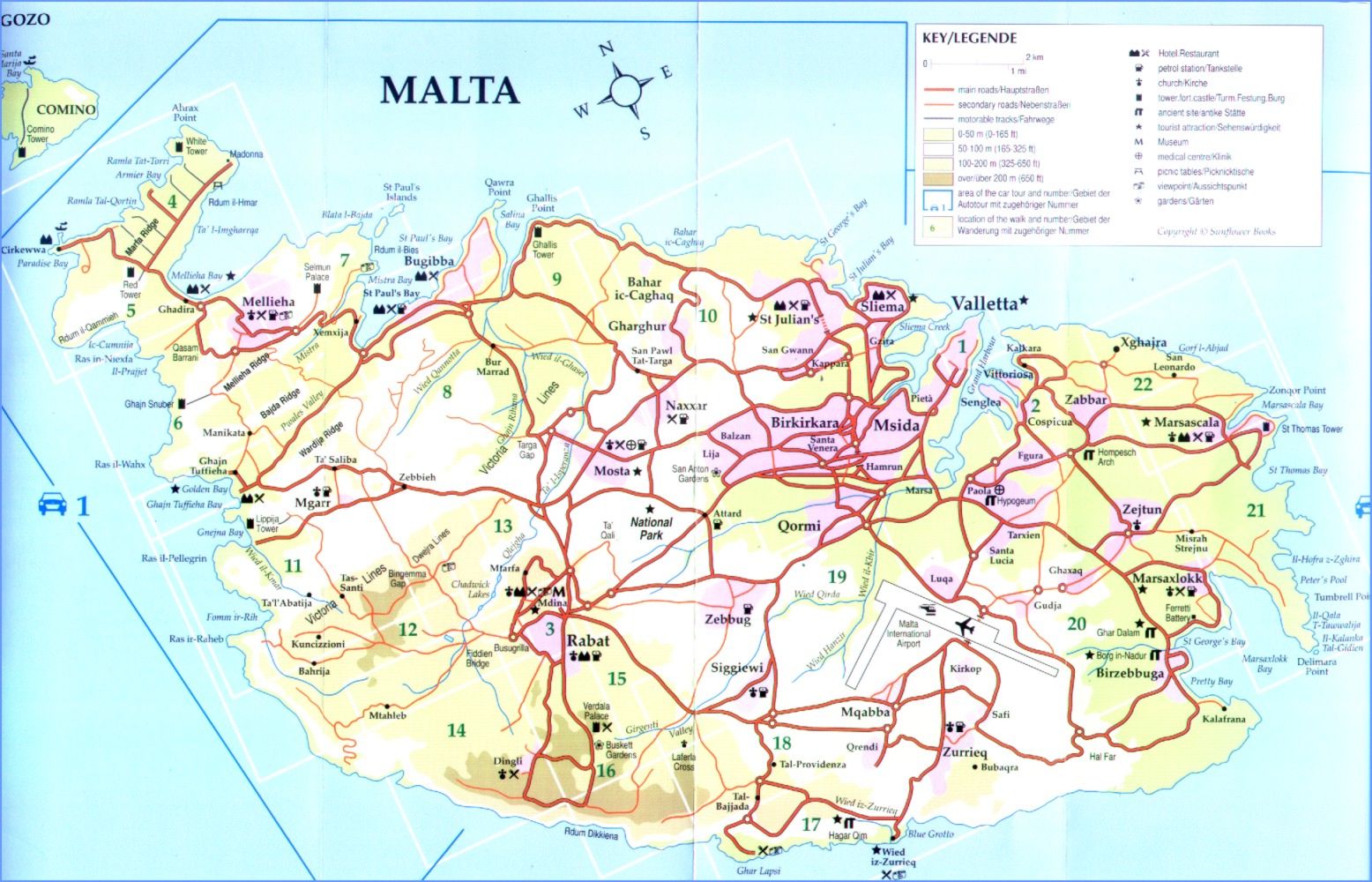 map of malta presentment