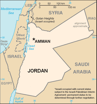 capital of jordan map